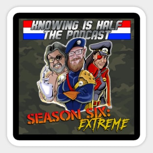 Knowing is Half the Podcast Season 6 Logo Sticker
